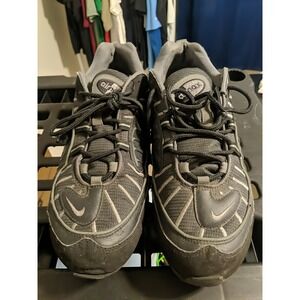 Nike Air Max 98 Shoes Black Smoke Grey Shoe CI3693-002 Mens Size (12)